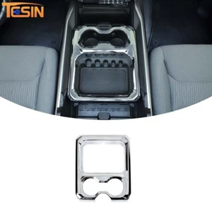 Cubierta portavasos de agua central para Dodge Ram 1500 2018+ accesorios cromados - Imagen 1 de 9