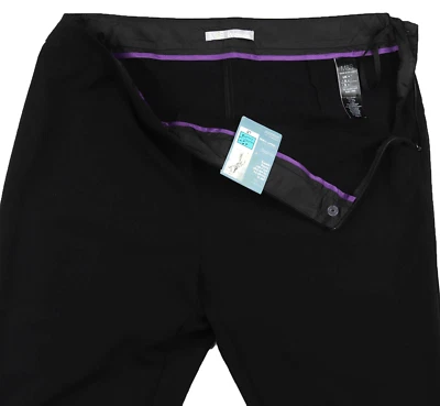 M&S Womens Marks and Spencer Black Bootleg Trousers Size 18 16 14 Medium - Image 1 of 4