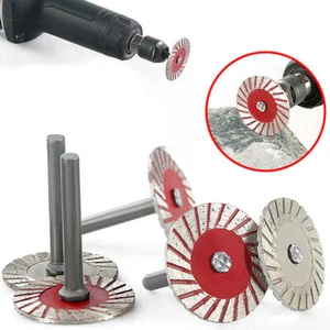 Juego de discos de rueda de corte de diamante de 6 mm para herramienta giratoria Dremel disco de muelas abrasivas - Imagen 1 de 23