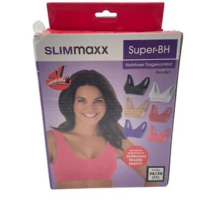Slimmaxx 6er SET BH Sport BH Büstenhalter 6 Farben Nahtlos Größe M 36/38 - Bild 1 von 4
