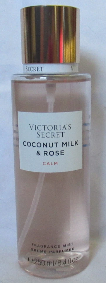Victoria's Secret Coconut Milk & Rose Body Mist Lotion Set of 3
