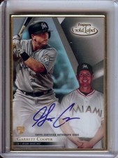 Garrett Cooper 2018 Topps Gold Label Framed Autograph Marlins - A #FA-GC