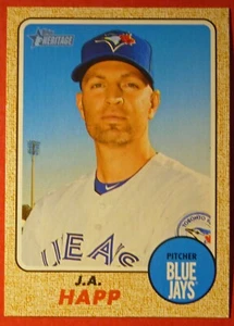 2017 Topps Heritage J.A. Happ #139 (Blue Jays) NM+ - Picture 1 of 1