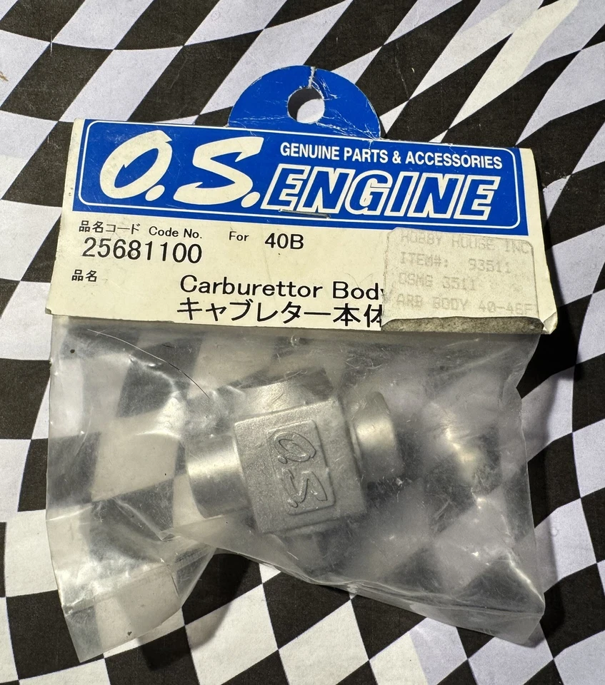 OS ENGINES 25681100 40B CARBURETOR BODY - Image 1 of 1