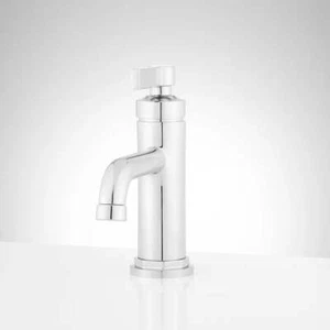 Signature Hardware 447944 Greyfield 1.2 GPM Single Hole Bathroom Faucet with Dra - Picture 1 of 2