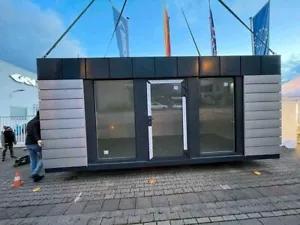 Büro / contain / Pavillon , Modulhaus, Transport kostenlos+ KRAN !! - Bild 1 von 6