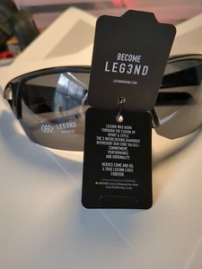 Brand New with tag Legend Polarized Sunglasses Bobby Shiny Black + FREEBIES - Picture 1 of 9