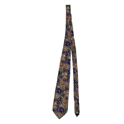 Corbata clásica floral de seda para hombre Aquascutum London Foto 1 de 4