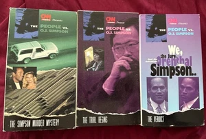 Lot Of 3 VHS The People V. O.J. Simpson  Criminal Case. The Trial, Verdict +1 - Imagen 1 de 5