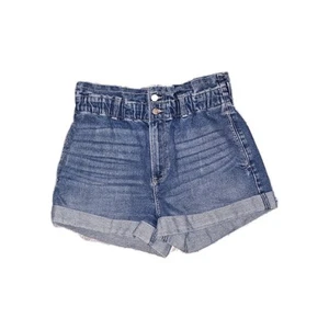 Hollister High-Waisted Denim Short Summer Shorts Size W27 - Picture 1 of 6