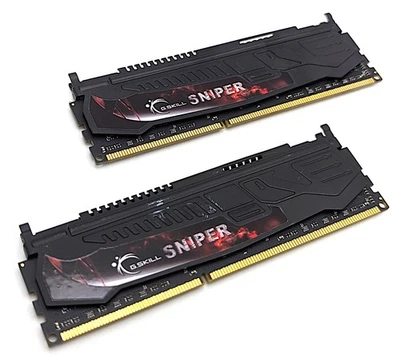 G. SKILL Sniper 16GB Kit (2x8GB) DDR3 2400MHz PC3-19200 RAM (F3-2400C11D-16GSR) - Image 1 of 4