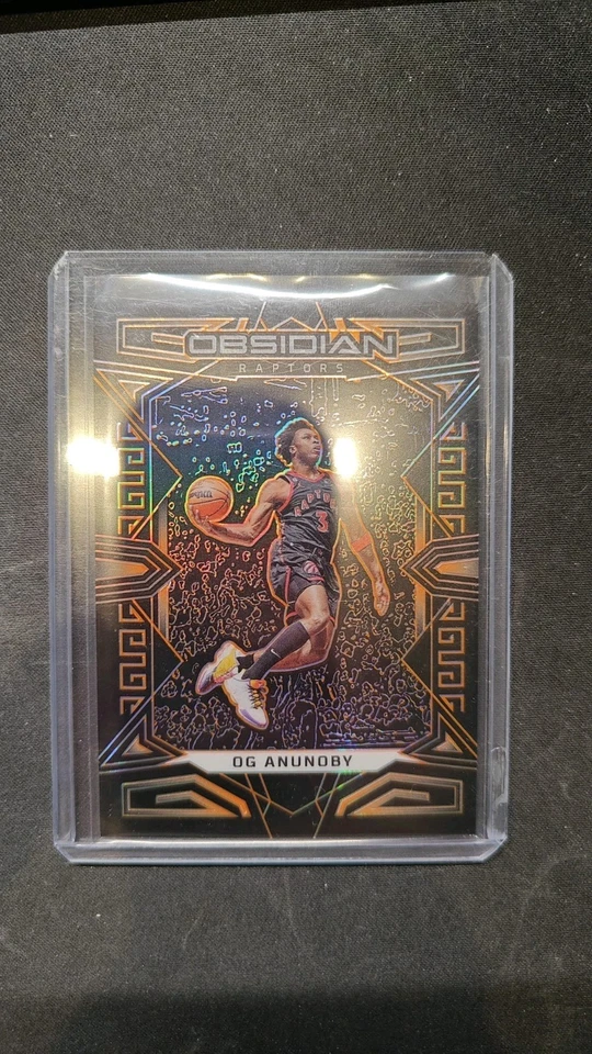 2022-23 Obsidian OG Anunoby Electric Etch Orange 31/50 #58 - Image 1 of 2
