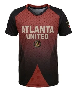 MLS Atlanta United FC Boys' Sublimated Poly Jersey - M (8/10) Boys Soccer Shirt  - Picture 1 of 5