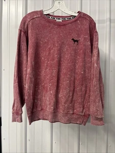 Victoria’s Secret PINK Oversized Sweatshirt mit Rundhalsausschnitt Damen Gr. XS - Bild 1 von 6