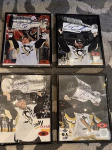 HORNQVIST SHULTZ IAN COLE RUSLAN FEDOTENKO SIGNED AUTOGRAMM PITTSBURGH PENGUINS - Bild 1 von 5