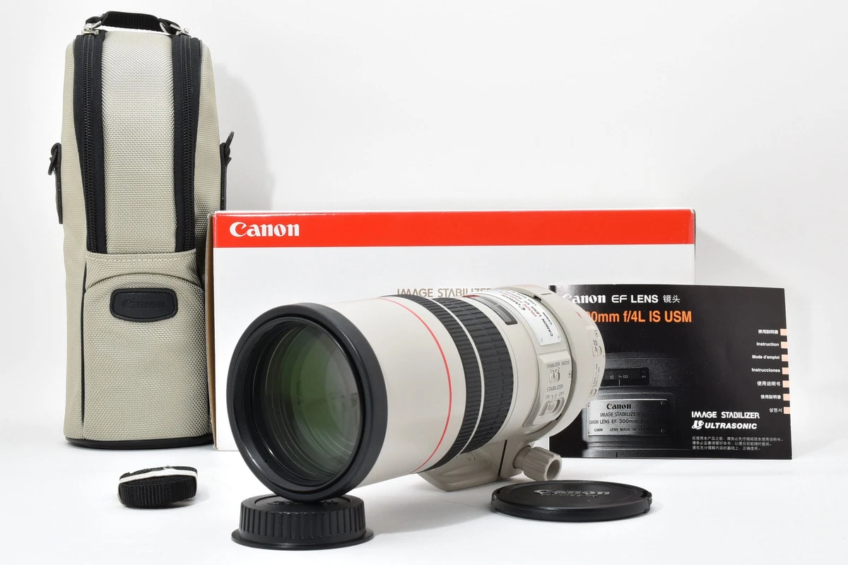 CANON LENS EF 300mm F/4 L USM 元箱 ケース 付き こんなカメラ・ケースを使ってます。』 CANON EF300mm F4L IS USM の