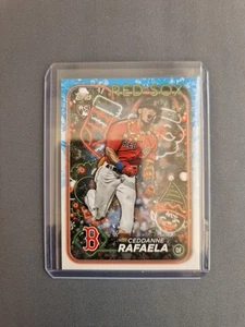 2024 Topps Holiday #H121 Ceddanne Rafaela RC Rookie Card Boston Red Sox - Picture 1 of 2