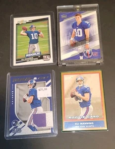 Eli Manning 2004 Rookie Card Lot  + Game Used Relic - Picture 1 of 1
