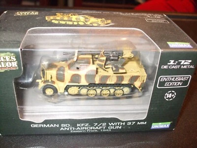 FORCES OF VALOR .GERMAN SD.KFZ.7/2(1/72 SCALE) - Image 1 of 4
