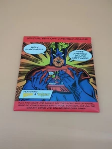 Special Edition American Online 3.5" Disk Software Wizard Comic Inquest 1996 AOL - Picture 1 of 2