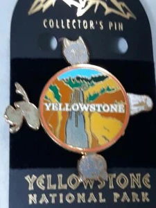 Yellowstone National Park ~ Lower Falls ~ Lapel Pin Collectors TRAVEL SOUVENIR - Picture 1 of 9