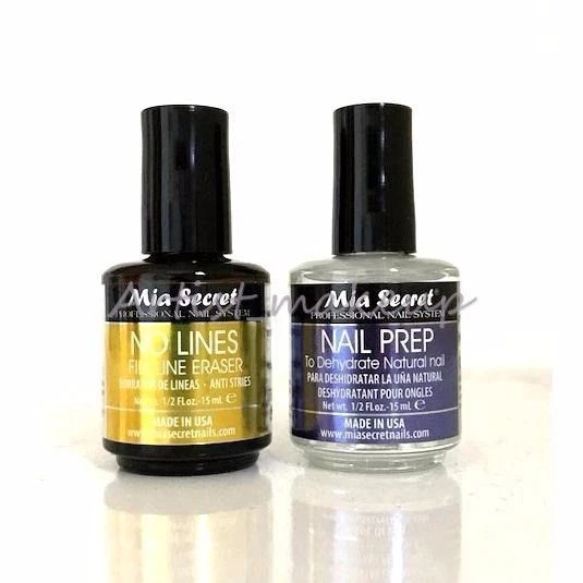 Borrador Mia Secret Natural Preparación de Uñas y Línea de Relleno Sin Líneas Hecho en EE. UU. - Elige Foto 1 de 1