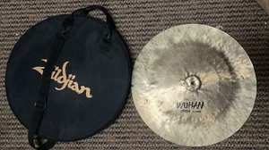 Hand Made Wuhan 20" China Cymbal and Zildjian Soft Carrying Case Drumming Drums - Picture 1 of 18