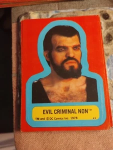 Sk30 Superman II Movie SINGLE Non-Sport Trading card by Topps 1981 Sticker Non - Picture 1 of 1