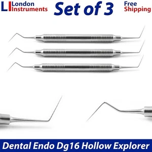 Dental Diagnostic Endodontic DG 16 Explorer Hollow Handle Tools - Picture 1 of 6