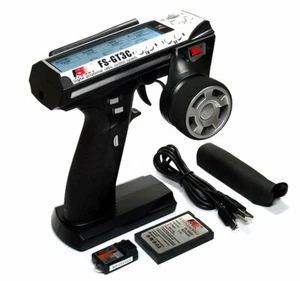 FLYSKY RC FS-GT3C 3ch 2.4GHz LCD GT3C Silver Transmitter & GR3C Receiver TS896 - Picture 1 of 10