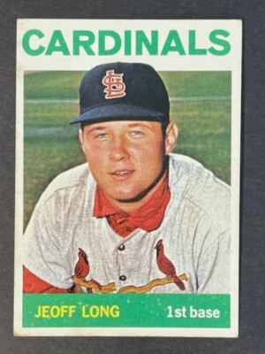 VINTAGE 1964 Topps JEOFF LONG # 497 -▶ROOKIE CARD◀- NM - Image 1 of 2