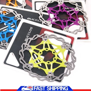 160/180/203mm Floating Disc Brake Rotor MTB/Road Bike 6 Bolt Aluminium BUCKLOS - Picture 1 of 16