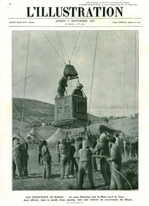 Publicité document ancien les opérations au Maroc 1925 issue de magazine - Picture 1 of 1
