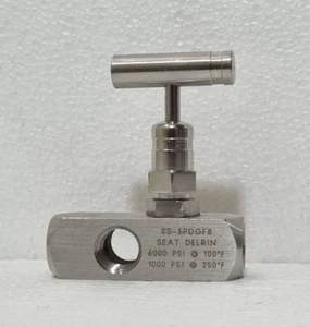 WHITEY SS-5PDGF8, SCREWED-BONNET NEEDLE VALVE 1/2" FNPT - Picture 1 of 8