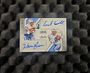 2016 Absolute Iconic Ink Dual WARREN MOON Autograph EARL CAMPBELL Auto Rare #/25 - Picture 1 of 5