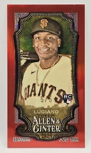 2024 Topps Allen & Ginter MARCO LUCIANO Chrome Red Mini 5/5 #79 - RC - Giants  - Picture 1 of 2