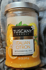 Tuscany Limited Edition 2 Wick Candle Italian Citron Essential Oils