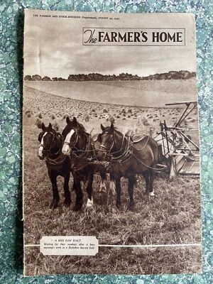 The Farmer's Home Magazine 1937 August 24 Strange Field Names Vegetable Dishes - Image 1 of 3