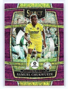 2021 PANINI CHRONIKEN SAMUEL CHUKWUEZE #246 AUSWAHL LILA MOJO VILLARREAL - Bild 1 von 2