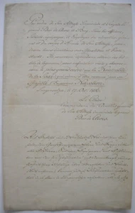 Guerras Napoleónicas Langensalza Cuartel Manuscrito 1806 Sajonia Kleve - Imagen 1 de 5