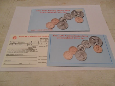 1994 Mint Set Envelope ONLY *NO COINS*  **FREE SHIPPING** Cover