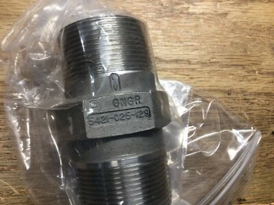 Parker 1-1/2" NPT Stainless Steel Double Ball Hydraulic Check Valve 5421-025-129 - Image 1 of 2
