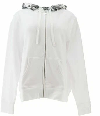 Tracy Anderson G.I.L.I. Sudadera con Capucha Estampada de Terry Francés-Blanca-Pequeña-A365232-PO Foto 1 de 2