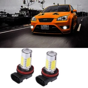 FOR Ford Focus II MK2 2004-2012 Pair Canbus H8 H11 Bulbs Fog Led Bright White - Picture 1 of 3