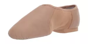 Bloch Girl's Neo-Flex Slip-On Leather Jazz Shoes Dance Shoes, Neoprene Slip-O... - Picture 1 of 9