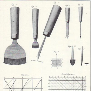 Schwarzradierung - alte Radierung - Neuauflage 1964 - Bild 1 von 2