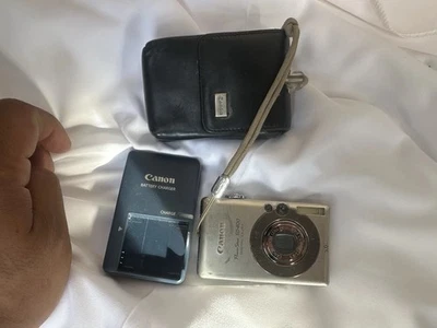 佳能 PowerShot SD400 数码 ELPH 相机 带电池充电器 已测试 可正常工作 — 第 1/4 张图片