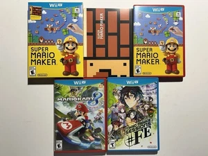 Wii U bundle Video Game lot🔥All Works! Mario Maker Mario Kart - Picture 1 of 4