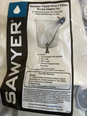 1 kit adaptador de cubo de filtro Sawyer Point One nuevo Foto 1 de 4