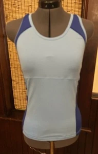 Lands' End Damen blau Farbblock Sport oder Schwimmen Tank Top Größe Medium (10-12) - Bild 1 von 2
